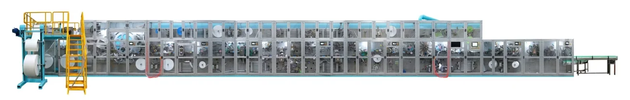 Dane-machinery Full-servo Sanitary Napkin Production Line: &